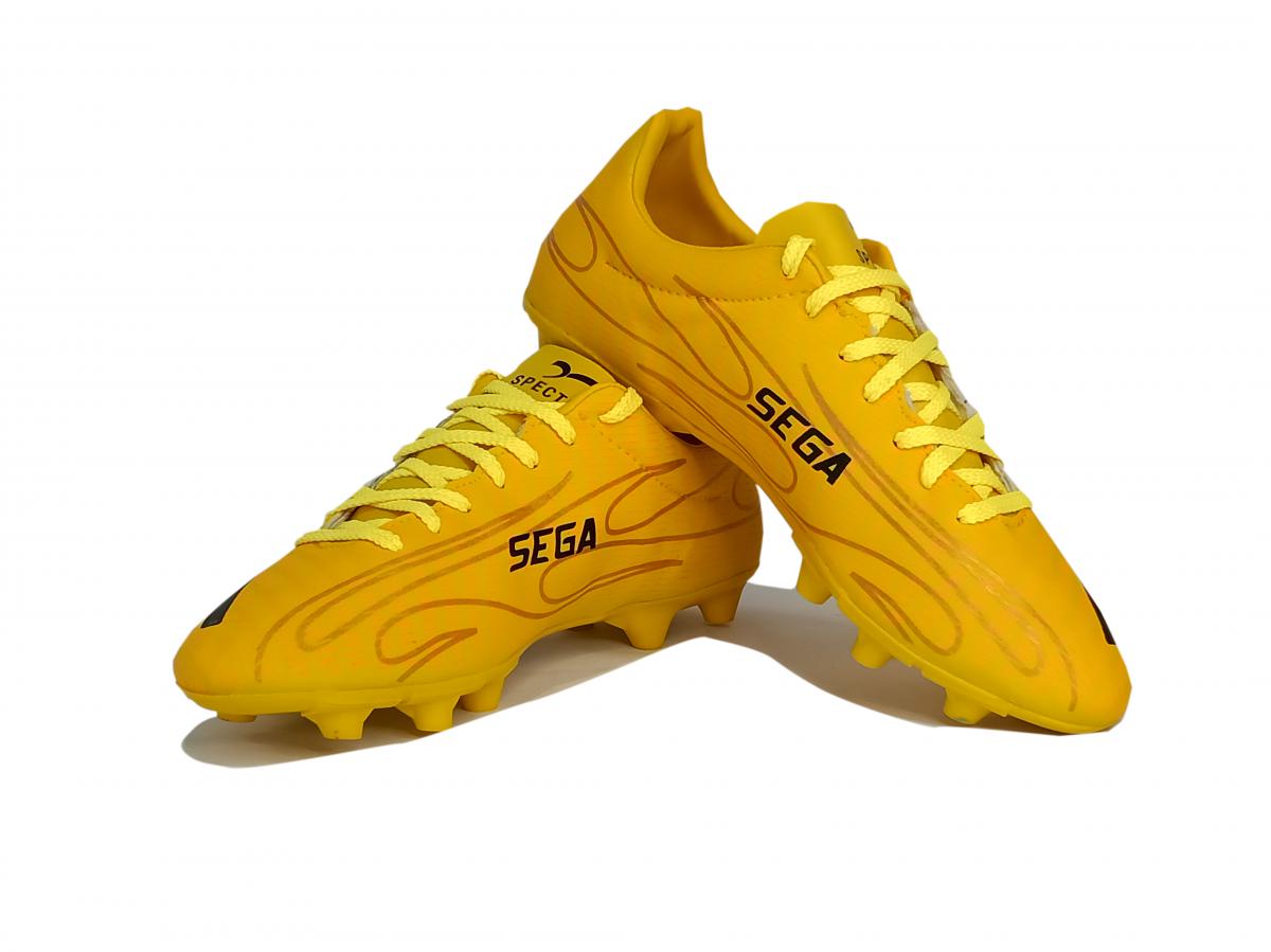 Leather Football Star Impact Studs Sega Spectra Football Shoes